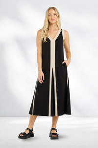 Et Alia Edie Dress Noir Lines