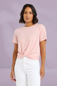 Et Alia Twist Tee Candy Stripe