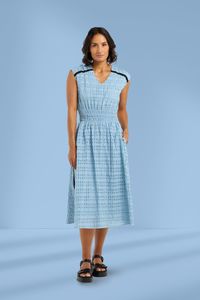 Et Alia Ella Dress Sky Check