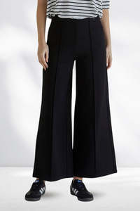 Betty Basics Elodie Wide Leg Ponte Pants Black