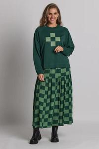 Flash Deals: Stella and Gemma Crysler Skirt Foliage Check Green