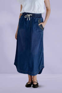 Flash Deals: Betty Basics Lizbeth Denim Skirt Blue Wash