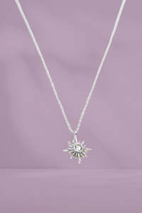 Stella and Gemma Shine Bright Necklace Silver