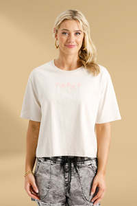 Best Sellers: Homelee Becky Tee Ivory With Blossoms