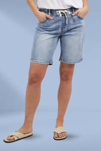 Foxwood Gabby Bermuda Shorts Mid Blue