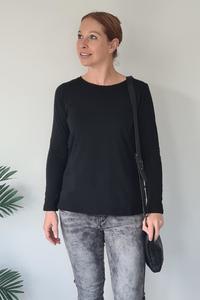 Homelee Long Sleeve Taylor Tee Black