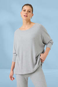 Eb and Ive Studio Jersey Top Grey