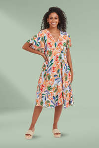 Warm Spring: Haven Baja Dress Tide