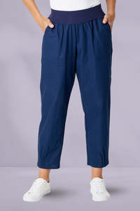 Cordelia St Linen Comfort Pants Navy
