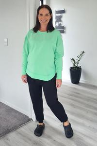 Cool Winter: Foxwood Delilah Crew Fresh Mint