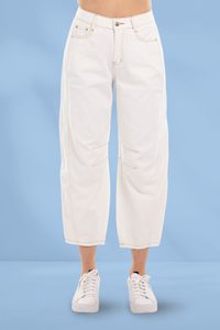 Cool Winter: Mi Moso Barrell Jeans Ivory