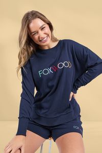 Deep Autumn: Foxwood Simplified Confetti Crew Navy