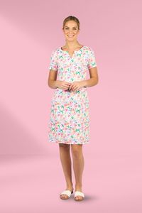 Deep Autumn: Vassalli Short Sleeve Fitted Dress Porto