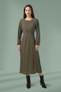 Stella and Gemma Sahra Dress Olive Mosaic