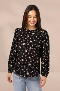 Stella and Gemma Celia Top Winter Garden Floral