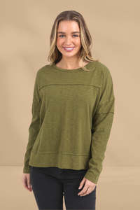 Warm Autumn: Foxwood Jayne Throw On Top Olive Green