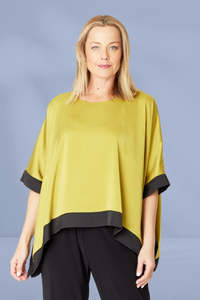 Cordelia St Colour Blast Block Top Mustard Black