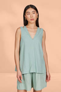 Isle Of Mine: Isle of Mine Amelie Tank Seafoam