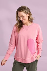 Soft Summer: Elm One Heart Crew Charm Pink