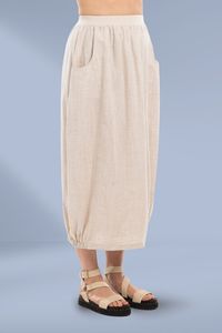 Mi Moso Ida Barrell Skirt Linen