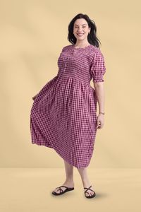 Romantic: Elm Willa Dress Merlot