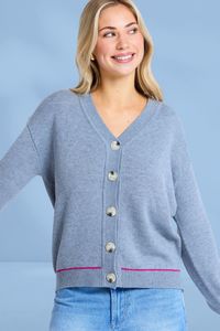 Cold: Stella and Gemma Academy Cardigan Grey Marle