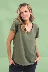 Elm Pima Vee Tee Khaki