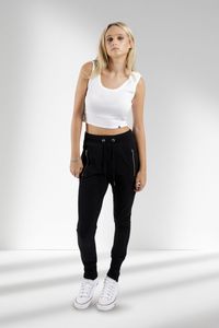 Most Loved: Federation Escape Trackies Silver Zips Black Silver