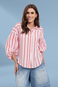 Moss: Moss Bronte Shirt Candy Stripe