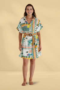 Betty Basics Archer Dress Paradise Print Multi