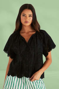 Flash Deals: Sass Ani Blouse Black