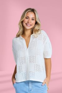 Stella Gemma: Stella and Gemma Polly Knit Milk