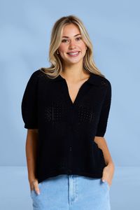 Stella Gemma: Stella and Gemma Polly Knit Black