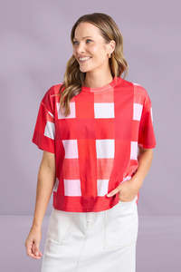 Elm Edin Tee All Over Yardage Print