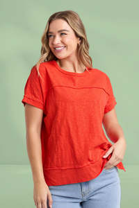 Foxwood Allison Tee Tangelo