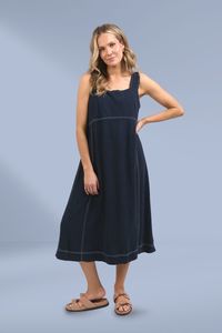 Foxwood Sage Dress Dark Sapphire