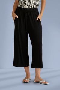 Betty Basics Crystal Crop Joggers Black