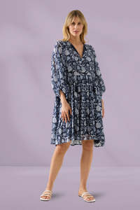 Isle of Mine Wilma Dress Navy