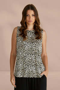 Clear Winter: Betty Basics Positano Tank Cheetah Neutral
