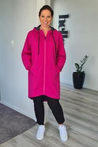 Moke Georgie Raincoat Fuchsia