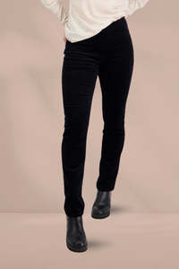 Vassalli Slim Leg Cord Pull On Leggings Midnight