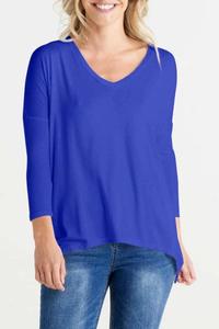 Clearance: Betty Basics Geneva Tee Vivid Blue