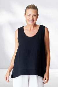 Flash Deals: Cordelia St Bonded Vee Top Black