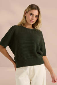 Sass Cherri Tee Olive