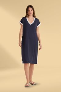 Modern: Betty Basics Tula T Shirt Dress Petrol White