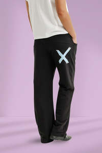 Homelee Avenue Pants Black with Sapphire Ivory X