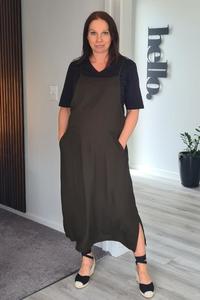 Freez Apron Dress Khaki