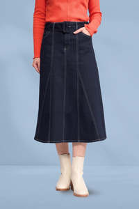 Knewe Anita Skirt Ink Denim