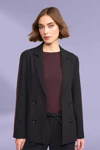 Knewe: Knewe Clementine Blazer Black Raisin