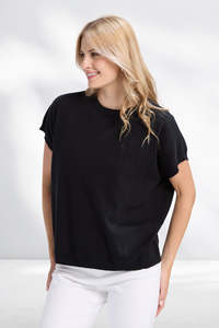 Stella and Gemma Gwen Tee Black